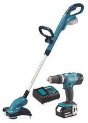 Комплект аккумуляторных инструментов Makita Combo DLX2114S цена и информация | Цепные пилы | 220.lv