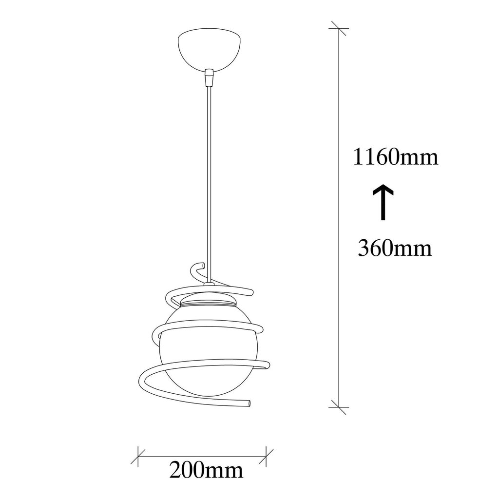 Opviq Sheen piekaramā lampa Elegance cena un informācija | Piekaramās lampas | 220.lv