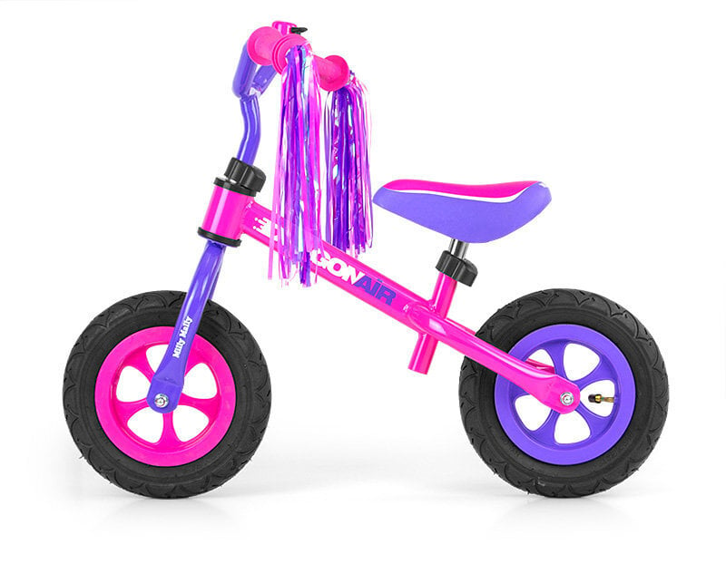 Balansa velosipēds Milly Mally Dragon Air, Pink cena un informācija | Balansa velosipēdi | 220.lv