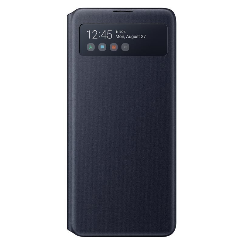 EF-EN770PBE Samsung S-View maciņš telefonam Galaxy Note 10 Lite melns cena un informācija | Telefonu vāciņi, maciņi | 220.lv
