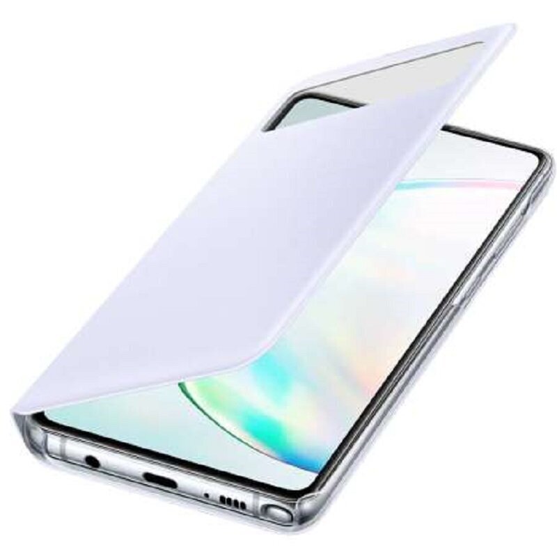 EF-EN770PWE Samsung S-View Case for Galaxy Note 10 Lite White cena un informācija | Telefonu vāciņi, maciņi | 220.lv