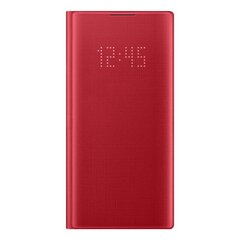 EF-NN970PRE Samsung LED View Book Cover pro N970 Galaxy Note 10 Red цена и информация | Чехлы для телефонов | 220.lv