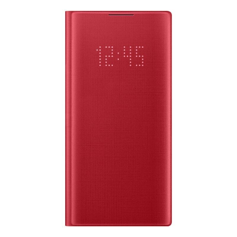 EF-NN970PRE Samsung LED View Book Cover pro N970 Galaxy Note 10 Red цена и информация | Telefonu vāciņi, maciņi | 220.lv