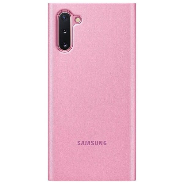 Samsung EF-ZN970CPEGWW Clear View grāmatveida maks Samsung N970 Galaxy Note 10 (Note 10 5G) rozā cena