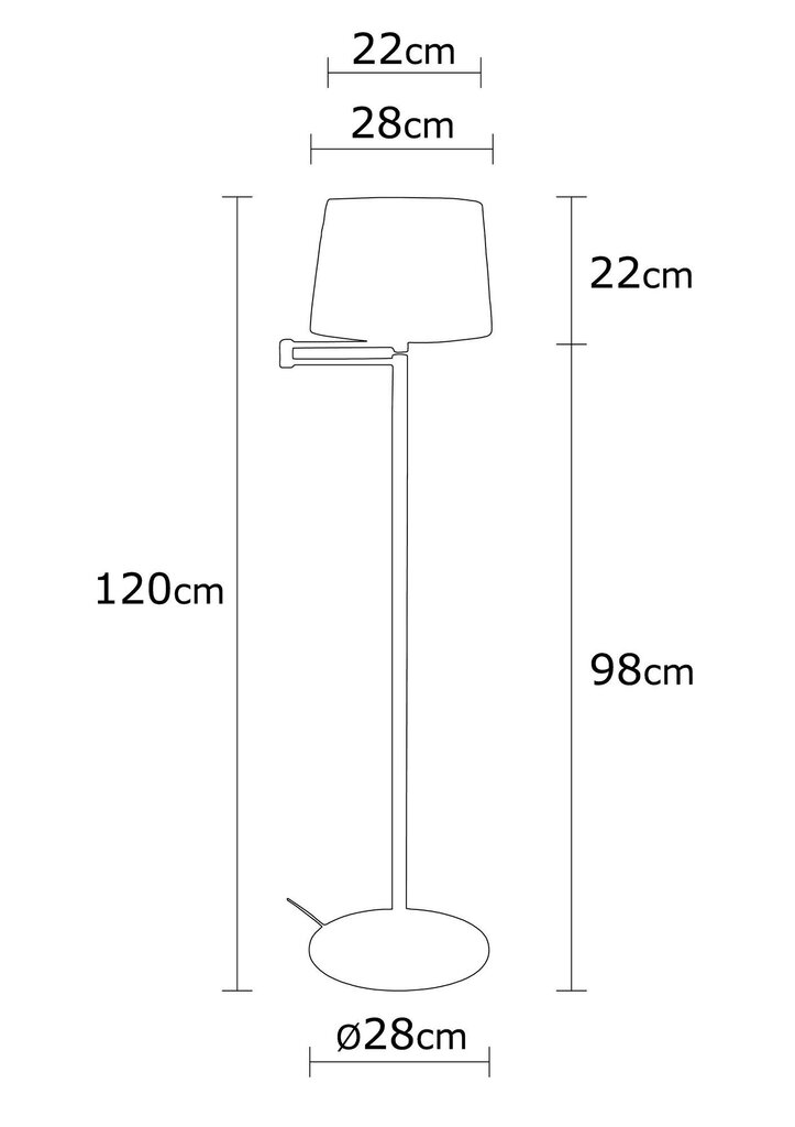 Opviq Noor Stāvlampa Assos - N-714 цена и информация | Stāvlampas | 220.lv