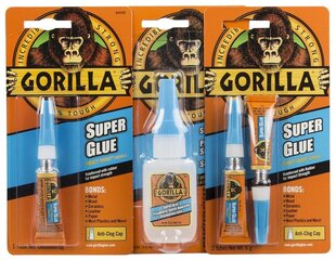 Universalūs momentlīme Gorilla "Superglue" 15g cena un informācija | Līmes | 220.lv