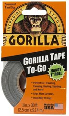 Gorilla клейкая лента  "Handy Roll" 9м цена и информация | Механические инструменты | 220.lv