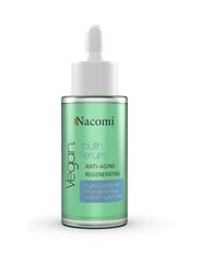 Sejas serums Nacomi Vegan Youth Serum 40 ml cena un informācija | Serumi sejai, eļļas | 220.lv