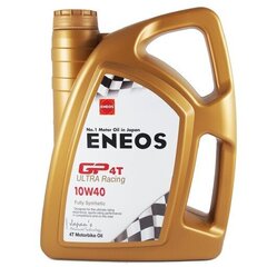 ENEOS GP4T Ultra Racing 10w40, 4 Ltr motoreļļa cena un informācija | Moto eļļas | 220.lv