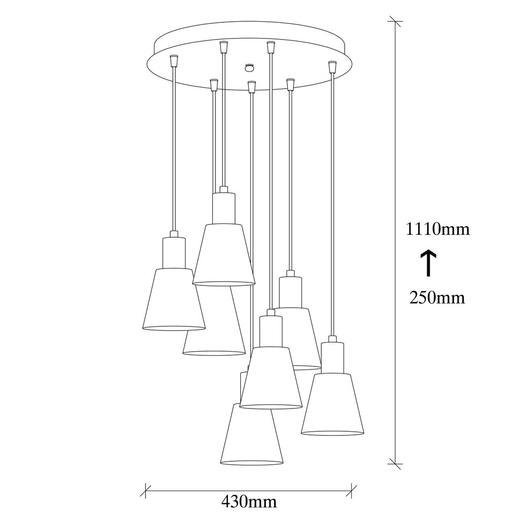 Opviq Piekaramā lampa Kem - 6357 цена и информация | Lustras | 220.lv