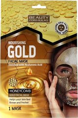 Barojoša sejas maska Beauty Formulas Gold Honeycomb cena un informācija | Sejas maskas, acu maskas | 220.lv