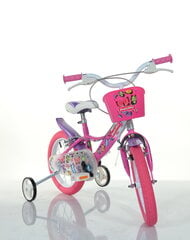 Velosipēds bērniem Bimbo Bike 16" Girl Butterfly, rozā cena un informācija | Velosipēdi | 220.lv