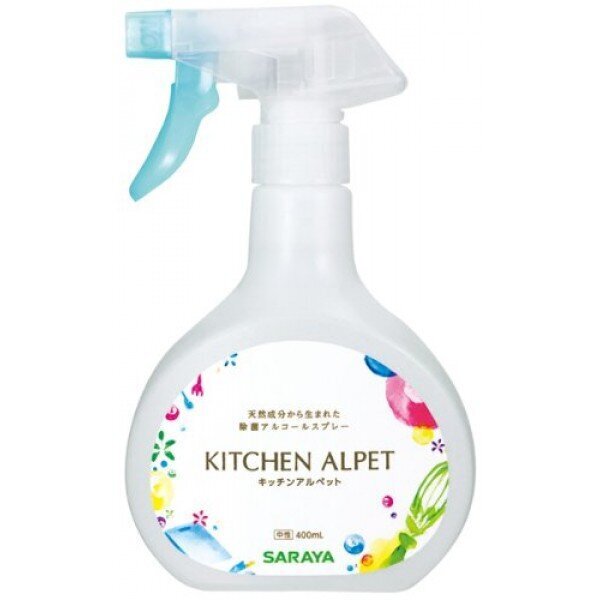Līdzeklis virsmu un trauku sterilizēšanai SARAYA «Kitchen Alpet», 400 ml cena un informācija | Tīrīšanas līdzekļi | 220.lv
