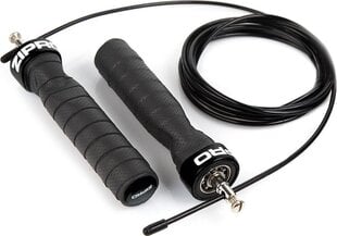 Zipro CrossFit скакалка, черная цена и информация | Скакалка Tunturi Pro Adjustable Speed Rope | 220.lv