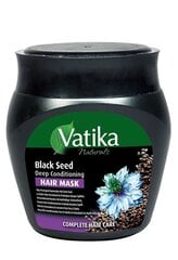 Dabur Vatika Black Seed маска для волос 500 мл цена и информация | Распылите крем-спрей на волосы на расстоянии 20-25 см, расчешите их расческой. | 220.lv