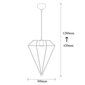Opviq Piekaramā lampa Elmas - 6289 cena un informācija | Piekaramās lampas | 220.lv