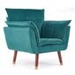 Krēsls Halmar Rezzo, zaļš cena un informācija | Atpūtas krēsli | 220.lv