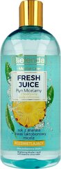 Осветляющая мицеллярная вода Bielenda Fresh Juice Ananas 500 мл цена и информация | Средства для очищения лица | 220.lv