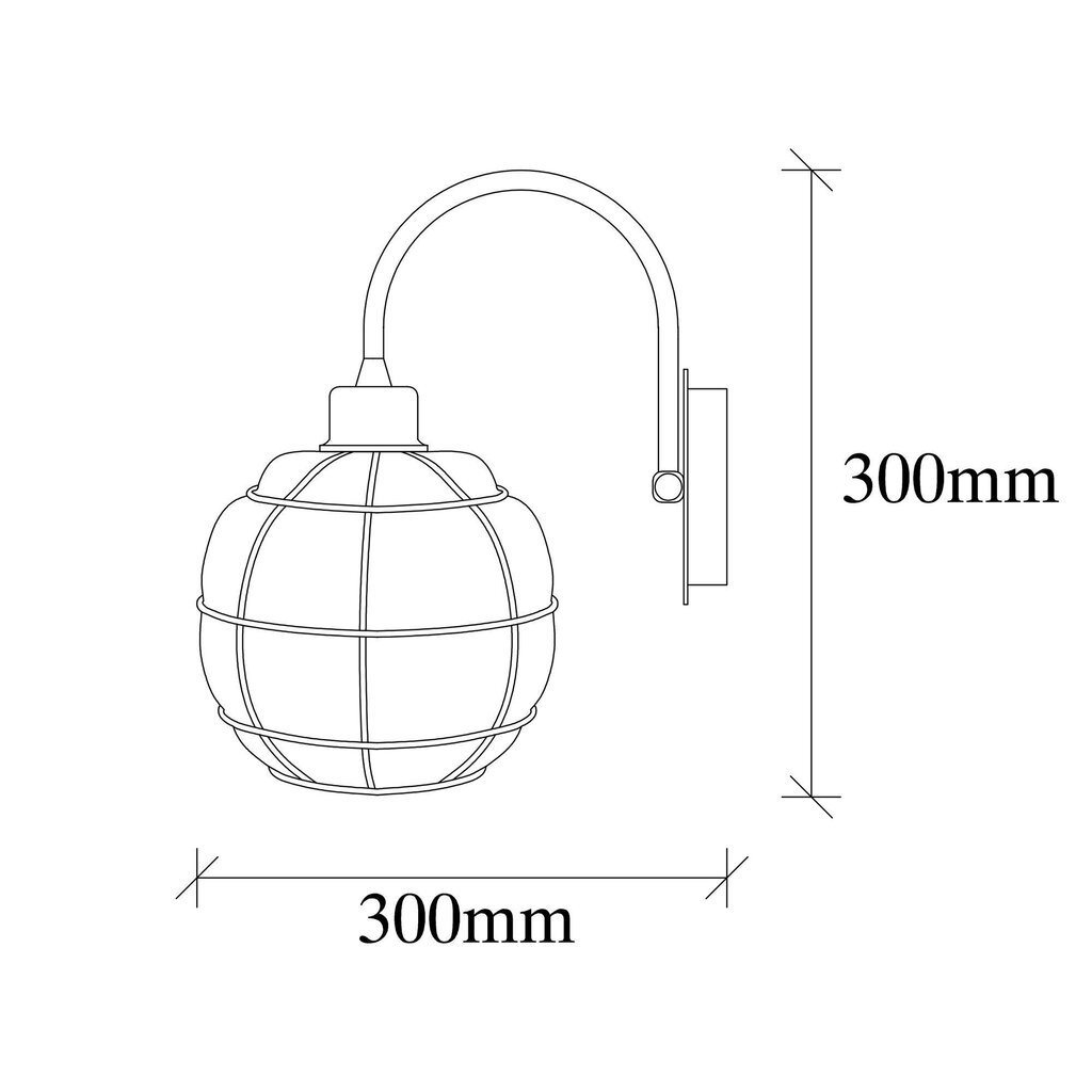 Opviq Sheen Sienas lampa Safderun цена и информация | Sienas lampas | 220.lv