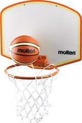 Баскетбольный комплект с мячом MOLTEN Mini, ТМ Molten цена и информация | Баскетбольные щиты | 220.lv