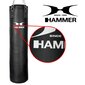 Boksa maiss Hammer Black Kick, 120x35 cm цена и информация | Bokss un austrumu cīņas | 220.lv