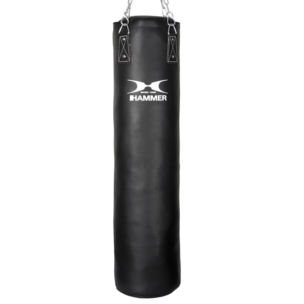 Boksa maiss Hammer Black Kick, 120x35 cm цена и информация | Bokss un austrumu cīņas | 220.lv