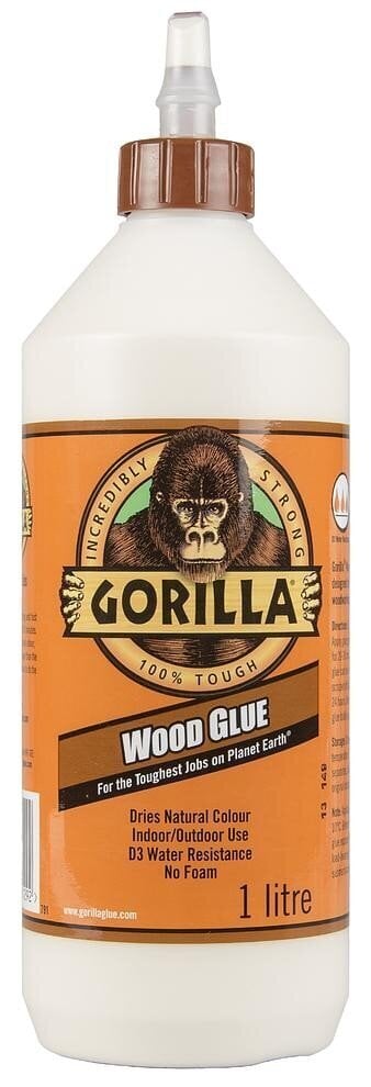 Līme koksnei Gorilla "Wood" 1l cena un informācija | Līmes | 220.lv