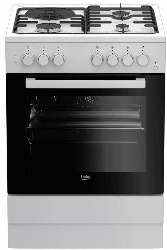 Beko FSE63110DW цена и информация | Gāzes plītis | 220.lv