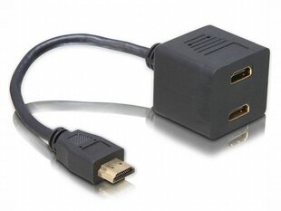 Pāreja HDMI -> 2x HDMI cena un informācija | Delock Datortehnika | 220.lv