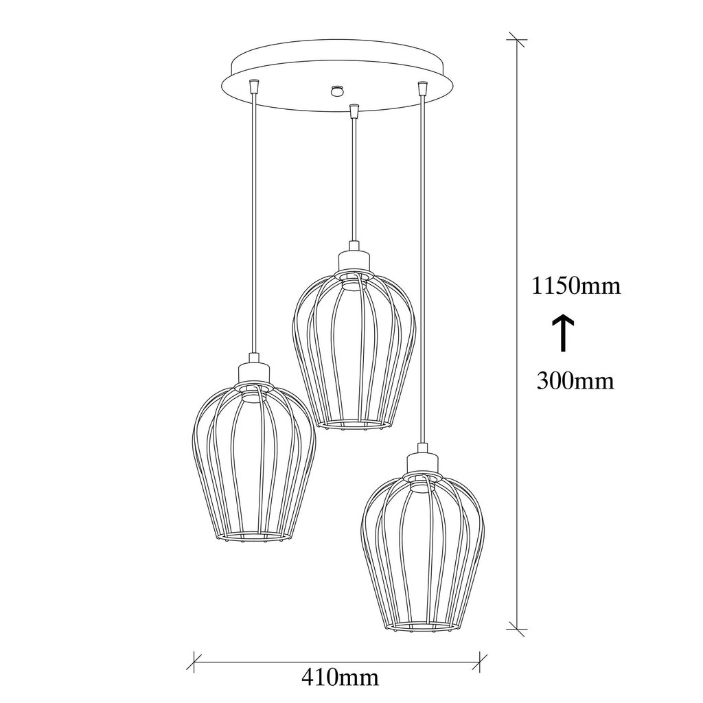 Opviq Piekaramā lampa Tel - 6706 cena un informācija | Piekaramās lampas | 220.lv