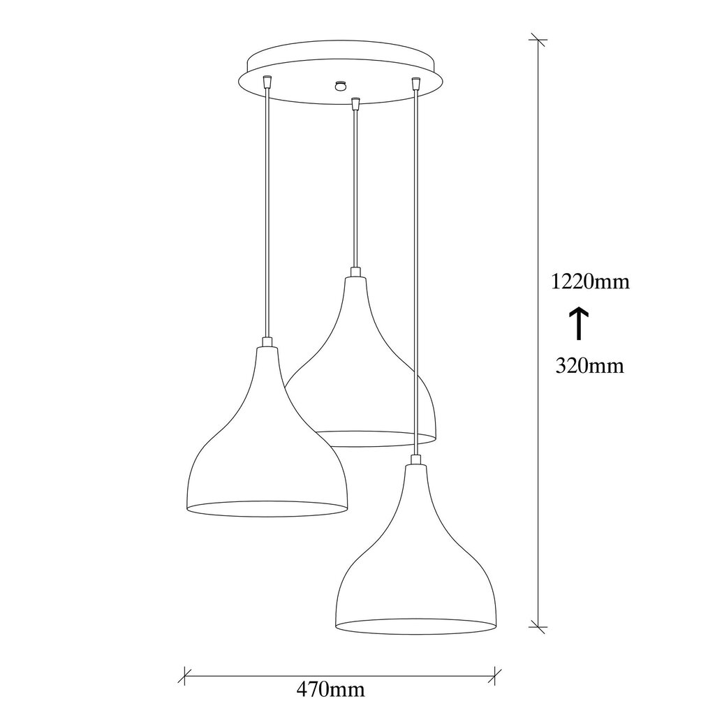 Opviq Piekaramā lampa Sağlam - 3780 cena un informācija | Piekaramās lampas | 220.lv