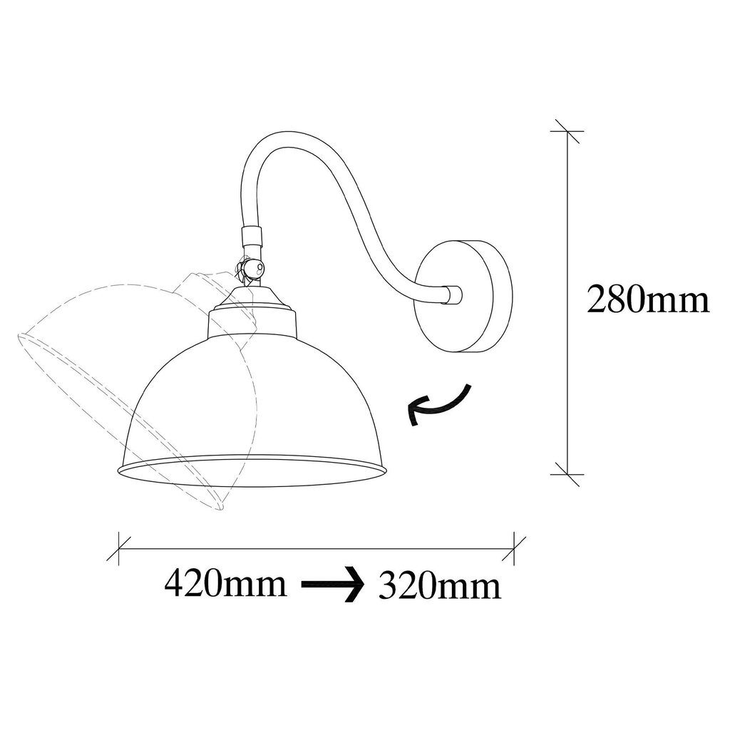 Opviq Sienas lampa Saglam cena un informācija | Sienas lampas | 220.lv