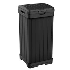 Āra atkritumu konteiners BALTIMORE melns, 125 l cena un informācija | Komposta kastes un āra konteineri | 220.lv