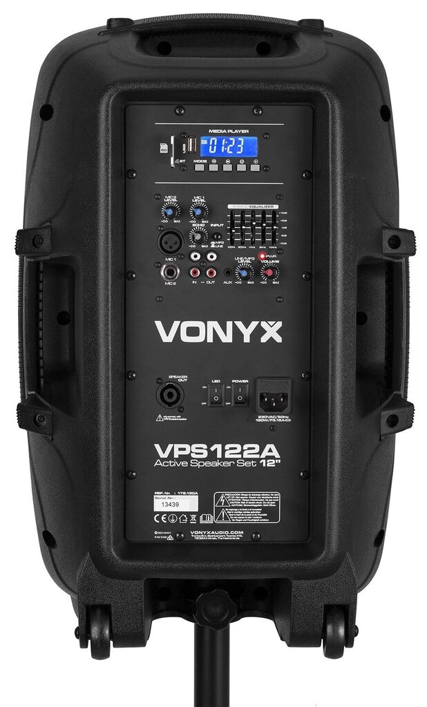 Vonyx VPS122A cena un informācija | Skaļruņi | 220.lv