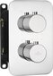 Deante zemapmetuma termostata dušas komplekts ar smart-boxu Box BXYZ0EBT, hroms cena un informācija | Dušas komplekti un paneļi | 220.lv