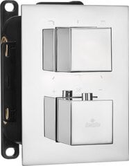 Deante zemapmetuma termostata dušas komplekts ar smart-boxu Box BXYZ0EAT, hroms cena un informācija | Dušas komplekti un paneļi | 220.lv