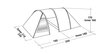Telts Easy Camp Galaxy 300, zaļa cena un informācija | Teltis | 220.lv
