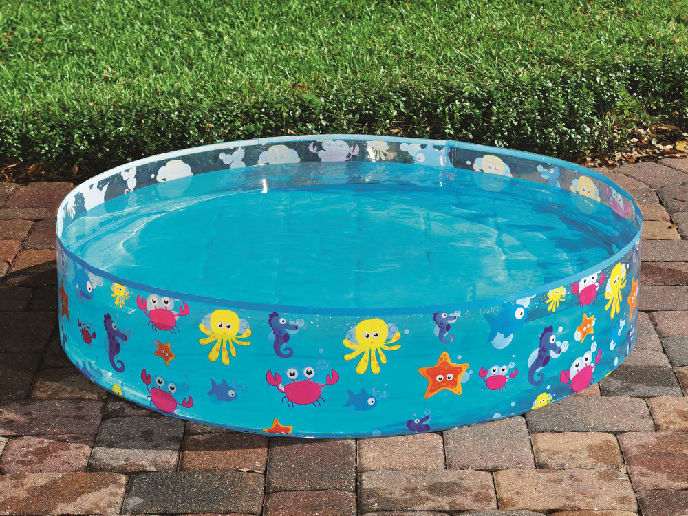 Balstu baseins Bestway Fill 'N Fun Sparking Sea, 122x25 cm cena un informācija | Baseini | 220.lv