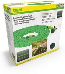 Kinzo Garden Раскладной шланг для полива с распылителем, 7,5 >22,5 м цена и информация | Оборудование для полива | 220.lv