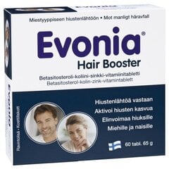 Uztura bagātinātājs Evonia Hair Booster 60 tab. cena un informācija | Vitamīni, preparāti, uztura bagātinātāji skaistumam | 220.lv