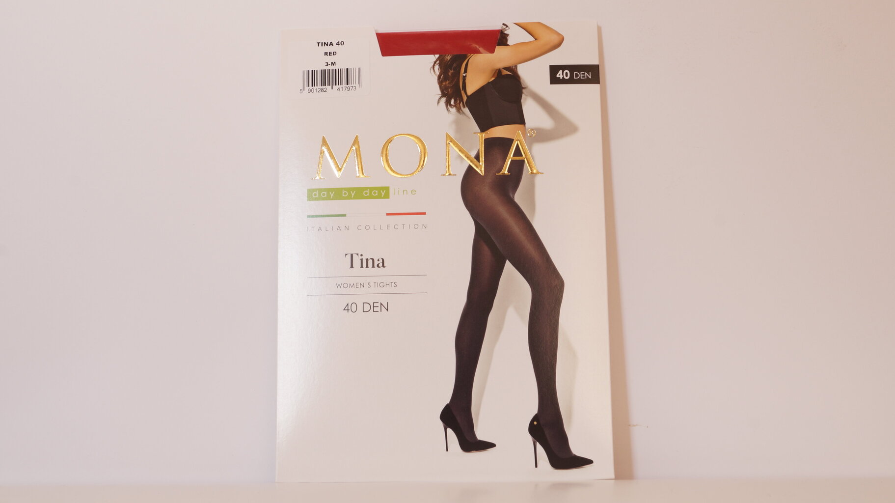 Sieviešu zeķbikses MONA Tina 40 Red цена и информация | Zeķubikses | 220.lv