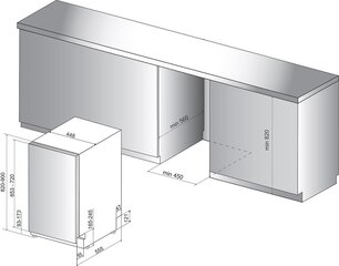 Hotpoint HSIO 3O23 WFE cena un informācija | Trauku mazgājamās mašīnas | 220.lv