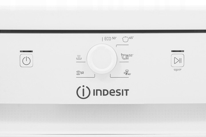 Trauku mazgājamā mašīna Indesit DSFE1B10, 10 kmpl platums 45 cm cena un informācija | Trauku mazgājamās mašīnas | 220.lv