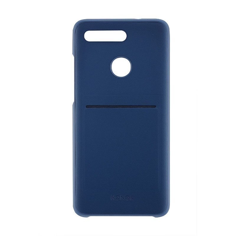 Honor View 20 Pu Cover (Incl. Credit Card Slot) Blue cena un informācija | Telefonu vāciņi, maciņi | 220.lv