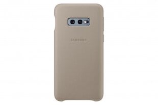 Samsung EF-VG970LJEGWW ādas maciņš priekš Samsung G970 Galaxy S10e pelēks цена и информация | Чехлы для телефонов | 220.lv