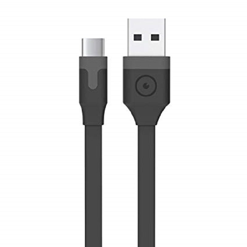 * Flat Type-C Cable USB 2.0 2M 3A Muvit cena un informācija | Kabeļi un vadi | 220.lv