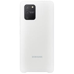 EF-PG770TWE Samsung Silicone Cover for Galaxy S10 Lite White cena un informācija | Telefonu vāciņi, maciņi | 220.lv