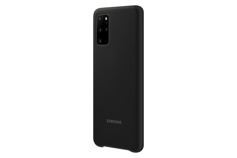 Samsung Silicone Cover Flexible Gel Case for Samsung Galaxy S20 Plus black (EF-PG985TBEGEU) цена и информация | Telefonu vāciņi, maciņi | 220.lv