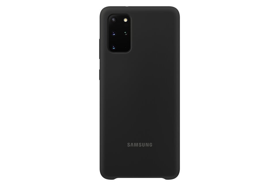 Samsung Silicone Cover Flexible Gel Case for Samsung Galaxy S20 Plus black (EF-PG985TBEGEU) цена и информация | Telefonu vāciņi, maciņi | 220.lv