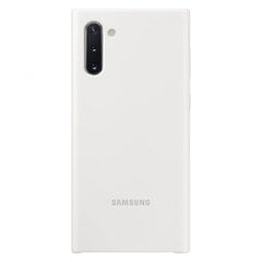 Samsung EP-PN970TWEGWW silikona maks Samsung N970 Galaxy Note 10 (Note 10 5G) balts cena un informācija | Telefonu vāciņi, maciņi | 220.lv